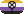 A small pixel graphic created by me of a darker version of the nonbinary pride flag with the genderless symbol on top of it.
